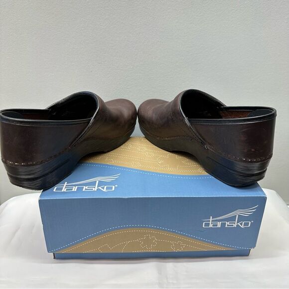 Dansko XP 2.0 oiled dark brown leather professional clog shoes. women's 41 10.5 - Picture 5 of 7